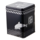 Black Square Metal Packaging Coffee Tin